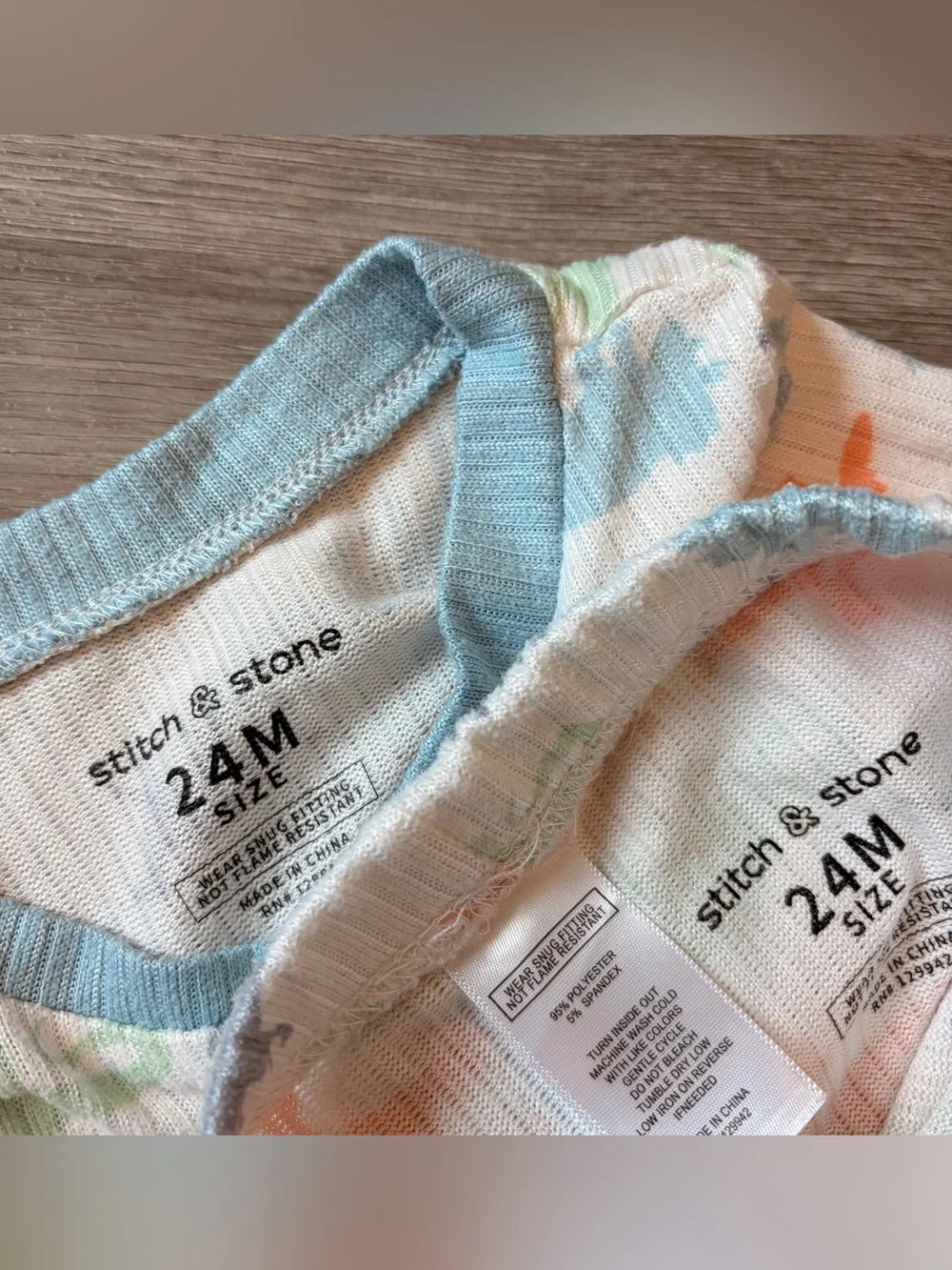 Stitch & Stone baby boys dinosaur print pajama set